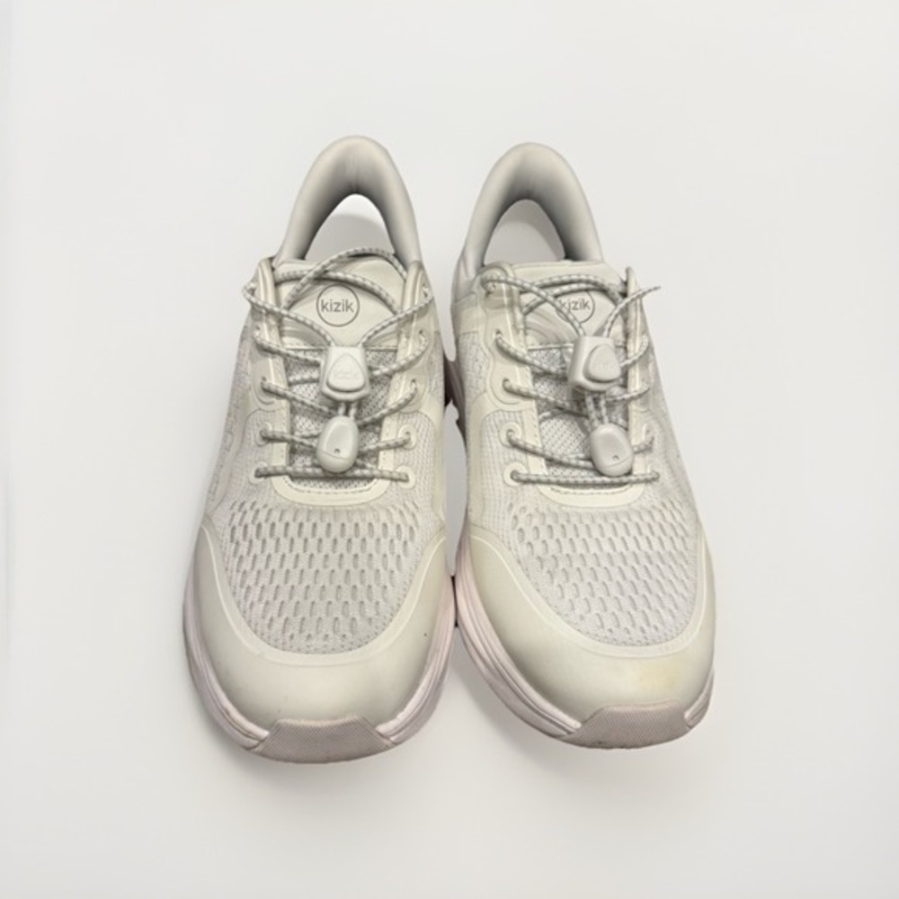 Kizik London White Hands-Free Slip On Athletic Sneakers Womens Size 8.5‎